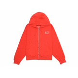 Stussy x Nike Pigment Dyed Fleece Zip Hoodie Habanero Red - Sneakerzone
