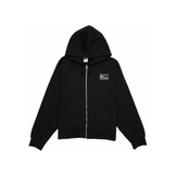 Stussy x Nike Stone Washed Fleece Zip Hoodie Black - Sneakerzone