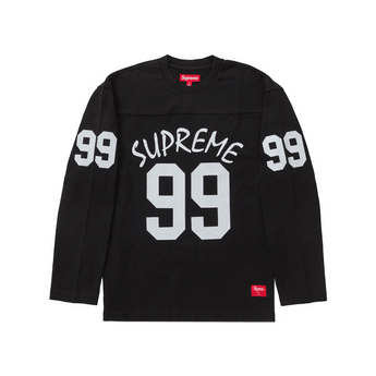 Supreme 99 L/S Football Top Black - Sneakerzone
