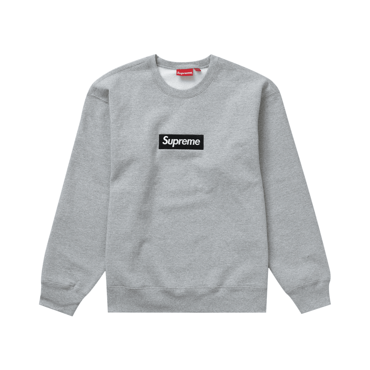 Supreme Box Logo Crewneck Heather Grey - Sneakerzone