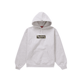 Supreme Box Logo Hooded Sweatshirt Ash Grey - Sneakerzone