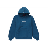 Supreme Box Logo Hooded Sweatshirt Blue - Sneakerzone