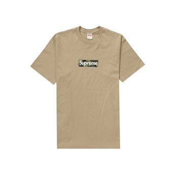 Supreme Box Logo Tee Khaki - Sneakerzone