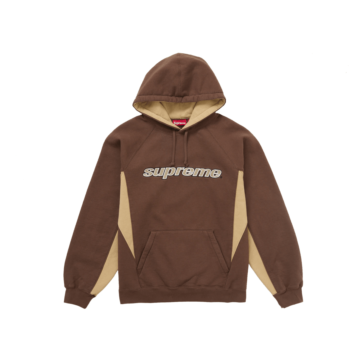 Supreme Division Hooded Sweatshirt Brown - Sneakerzone