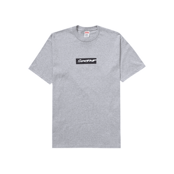 Supreme Futura Box Logo Tee Heather Grey - Sneakerzone