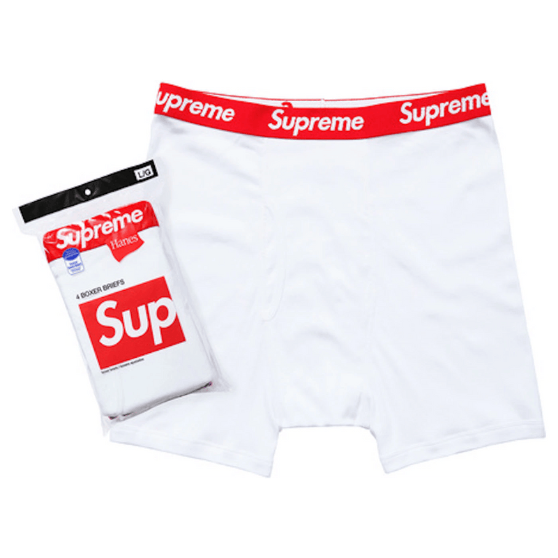 Supreme Hanes Boxer Briefs White product image
