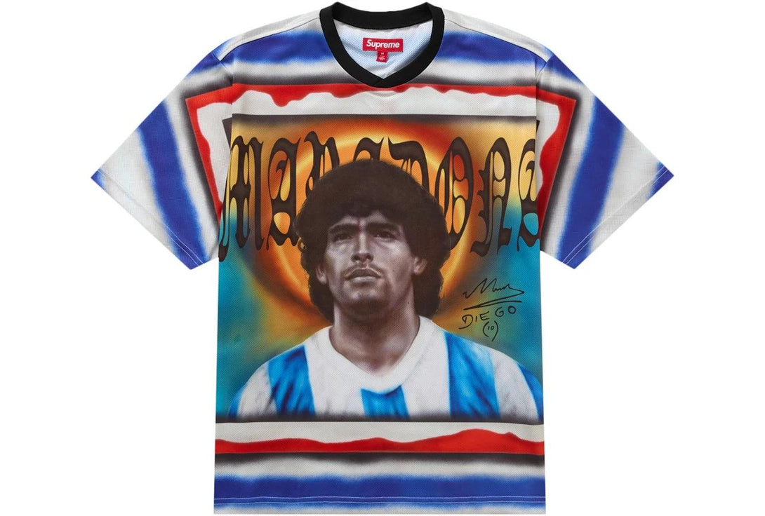 Supreme Maradona Soccer Jersey Multicolor - Sneakerzone