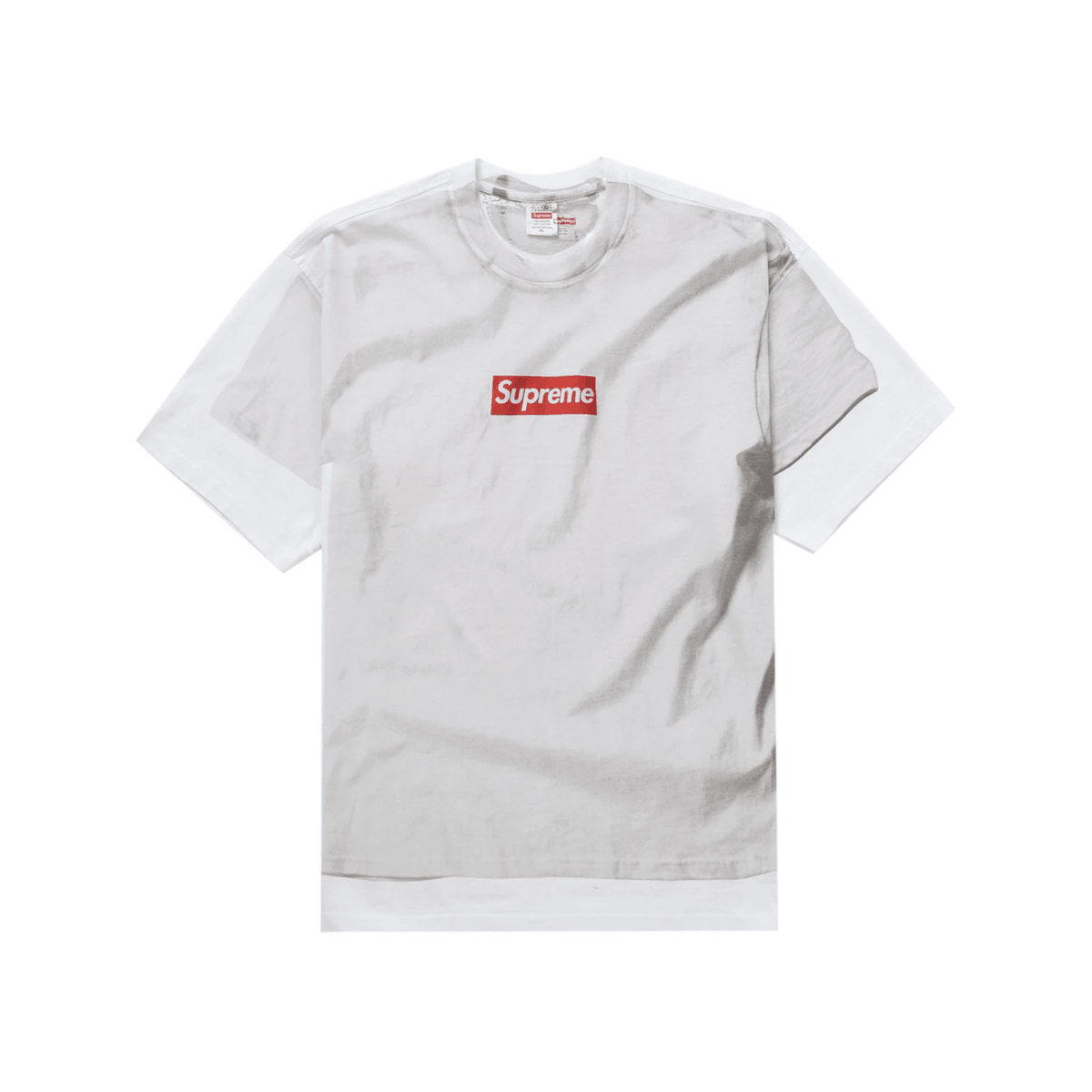 Supreme MM6 Maison Margiela Box Logo Tee White - Sneakerzone
