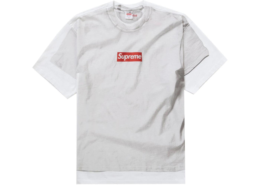 Supreme MM6 Maison Margiela Box Logo Tee White - Sneakerzone