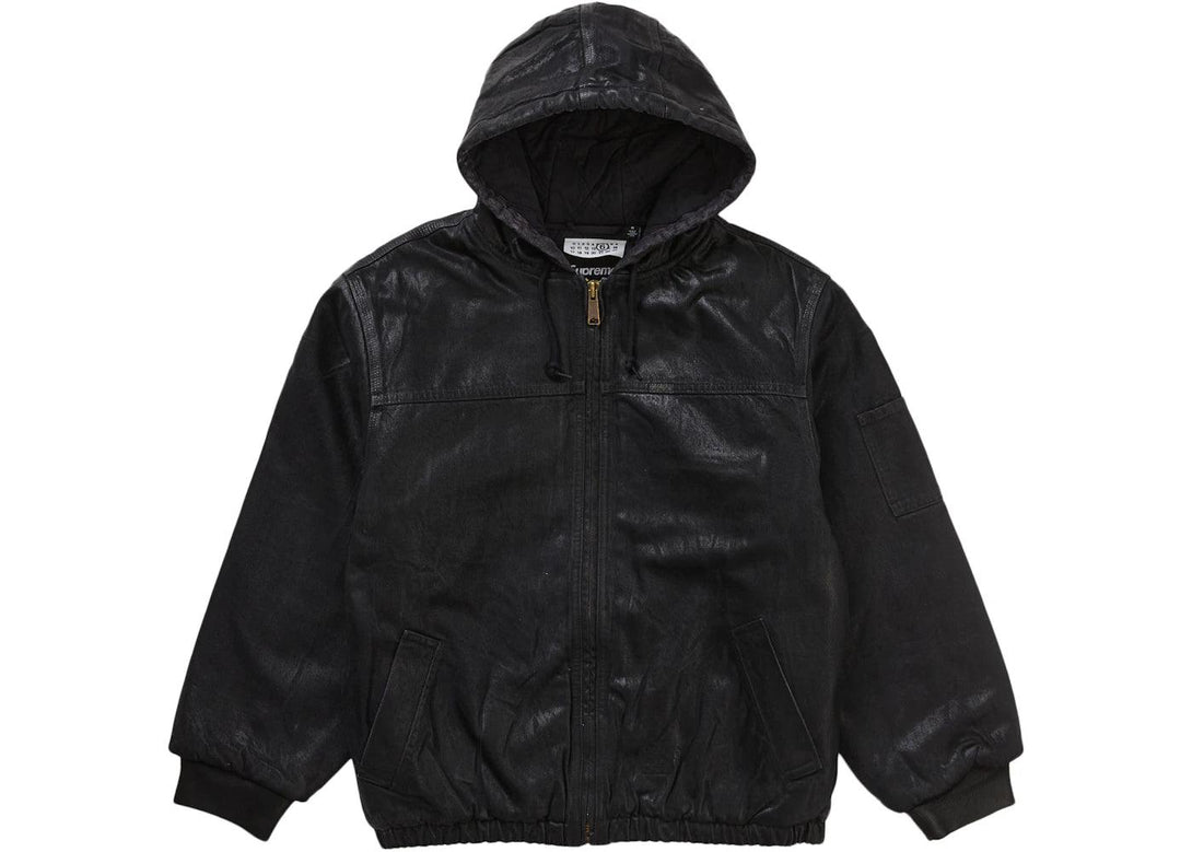 Supreme MM6 Maison Margiela Foil Hooded Work Jacket Black - Sneakerzone