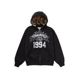 Supreme MM6 Maison Margiela Zip Up Hooded Sweatshirt Black - Sneakerzone