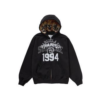 Supreme MM6 Maison Margiela Zip Up Hooded Sweatshirt Black - Sneakerzone