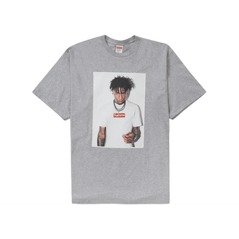 Supreme NBA Youngboy Tee Heather Grey - Sneakerzone