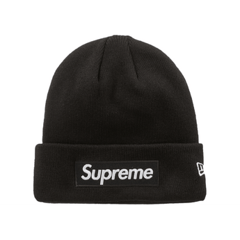 Supreme New Era Box Logo Beanie Black - Sneakerzone