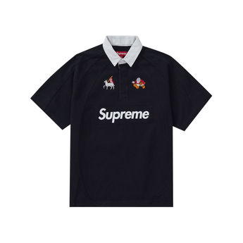 Supreme S/S Rugby Black - Sneakerzone