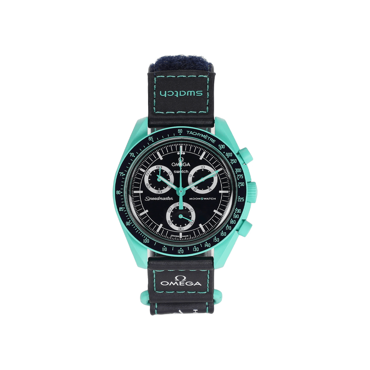 Swatch x Omega Bioceramic Moonswatch Mission On Earth Polar Lights - Sneakerzone