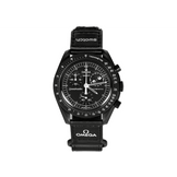 Swatch x Omega Bioceramic Moonswatch Mission To Moonphase Snoopy Black - Sneakerzone