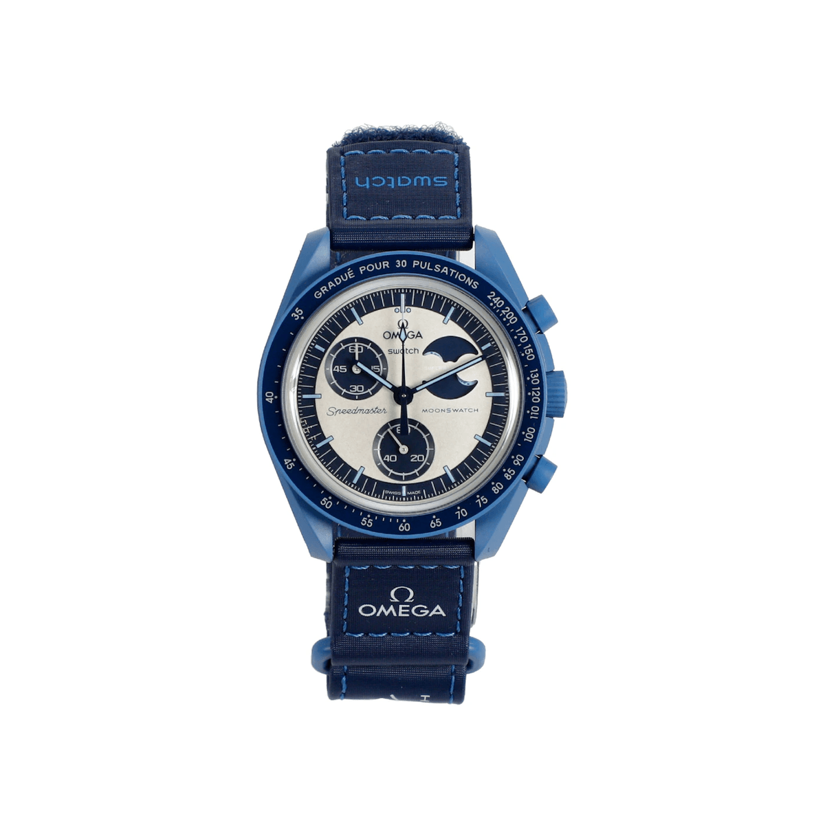 Swatch x Omega Bioceramic Moonswatch Mission to the Super Blue Moonpha