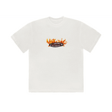 Travis Scott Cactus Jack Flame T-shirt Cream - Sneakerzone