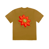 Travis Scott Cactus Jack Flower T-shirt Gold - Sneakerzone