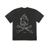 Travis Scott Cactus Jack For Mastermind Skull T-shirt Black - Sneakerzone