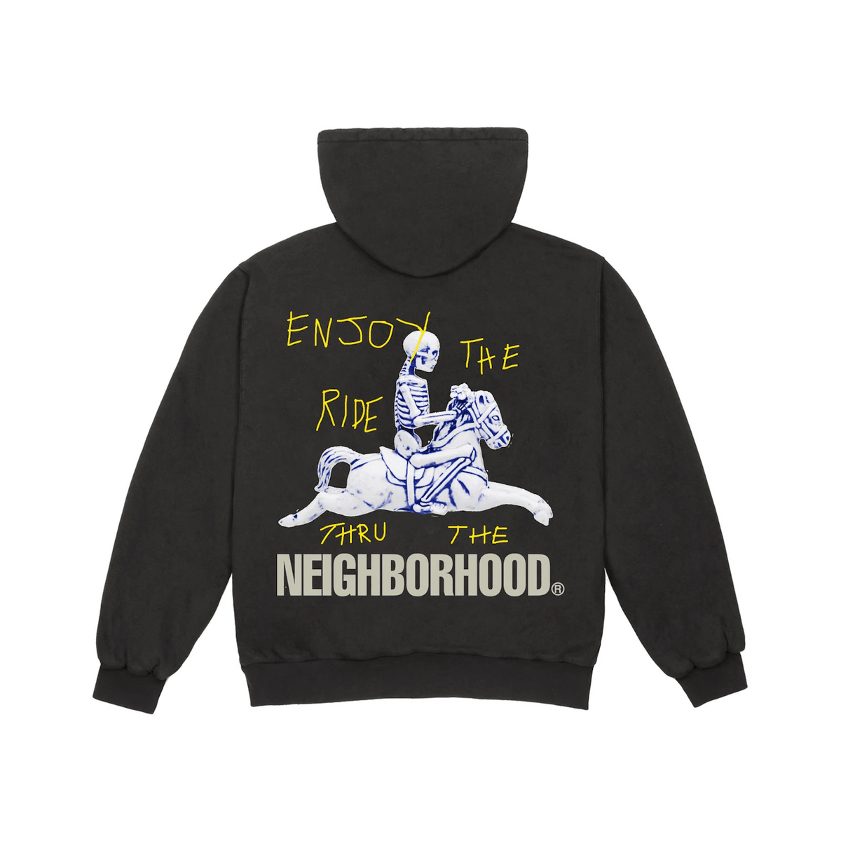 Travis Scott Cactus Jack x Neighborhood Carousel Hoodie Black - Sneakerzone