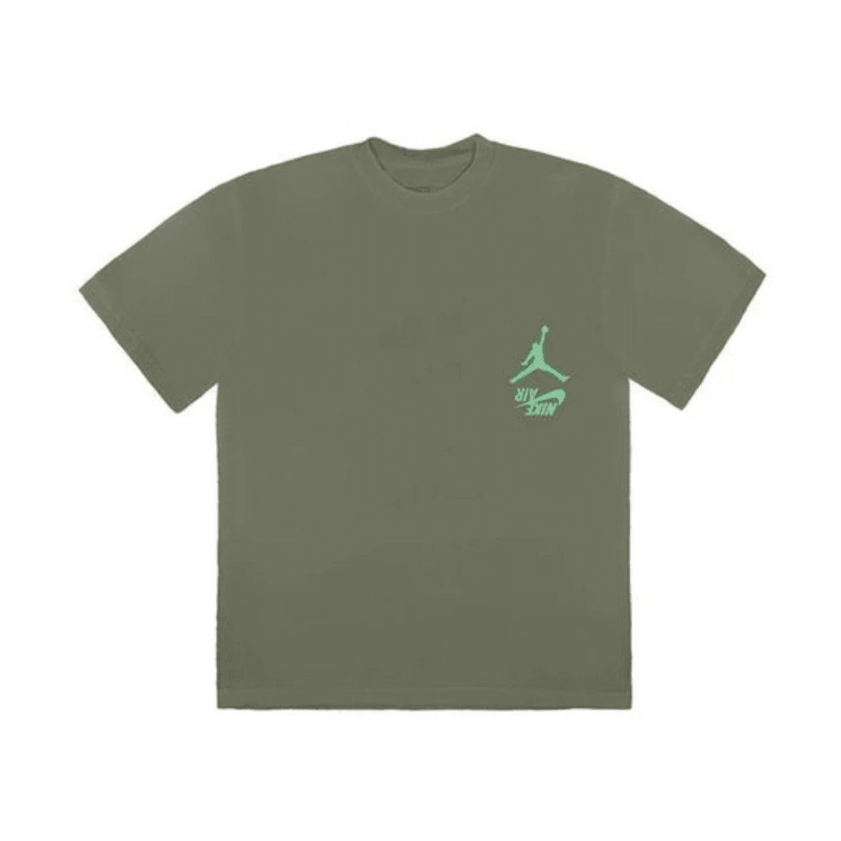 Travis Scott Jordan Cactus Jack Highest T Shirt Olive - Sneakerzone
