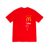Travis Scott x McDonald's Crew T-shirt Red - Sneakerzone