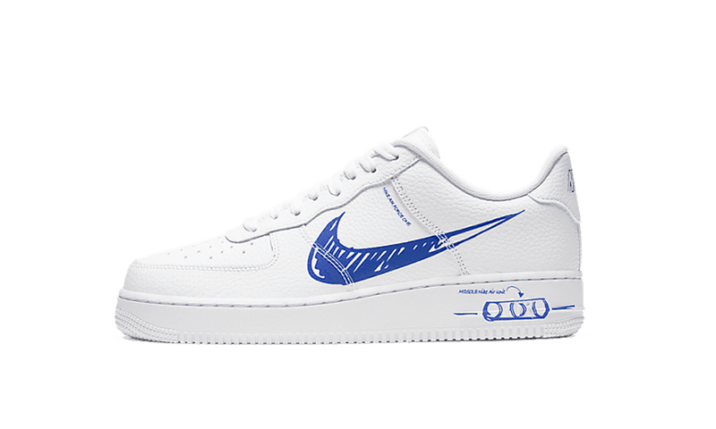 Air Force 1 Sketch White Royal product image