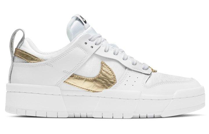 Dunk Low Disrupt White Metallic Gold - Sneakerzone
