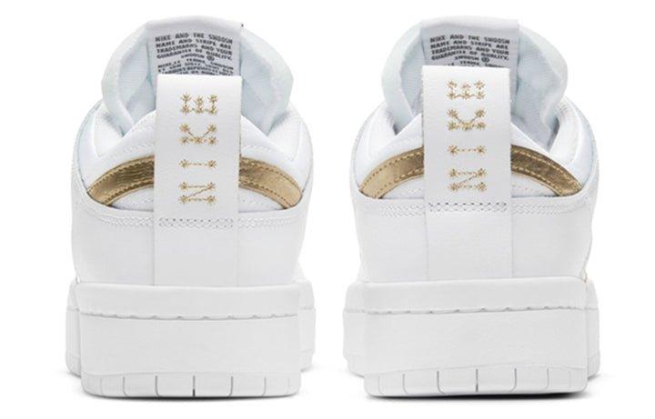 Dunk Low Disrupt White Metallic Gold - Sneakerzone