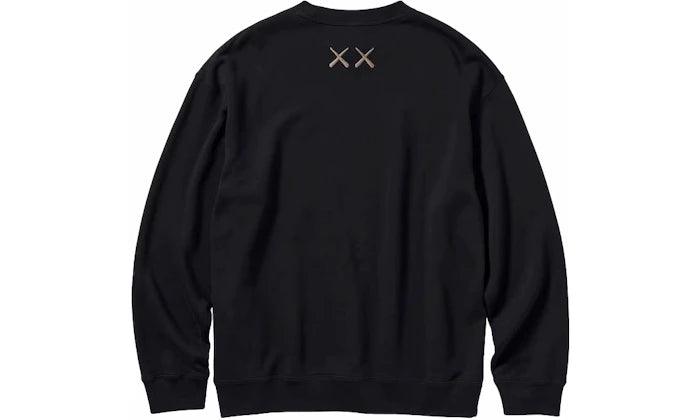 KAWS x Uniqlo Longsleeve Sweatshirt Black - Sneakerzone