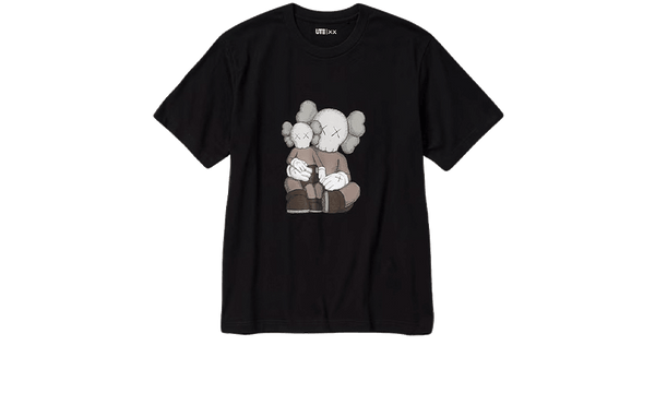 KAWS x Uniqlo UT Short Sleeve Graphic T-shirt Black - Sneakerzone