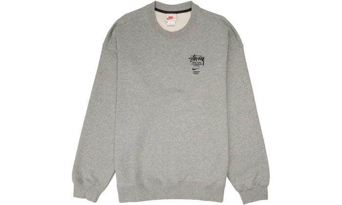 Nike x Stussy International Crewneck Sweatshirt Heather Grey - Sneakerzone