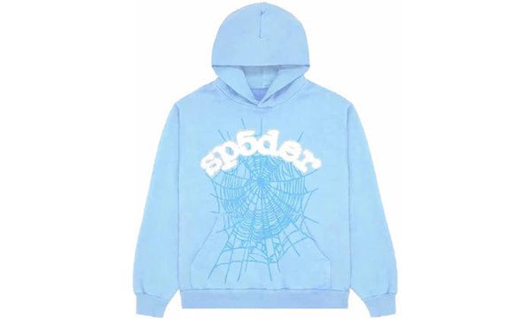 Sp5der Web Hoodie Sky Blue - Sneakerzone