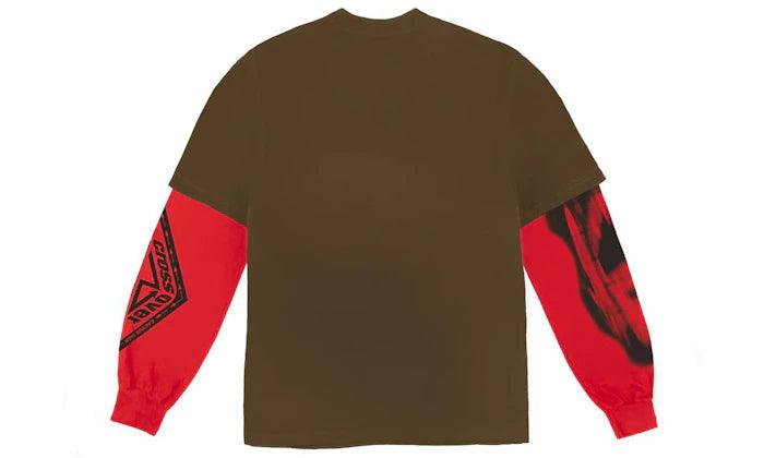 Travis Scott Cactus Jack Crossover Longsleeve Tee Brown - Sneakerzone